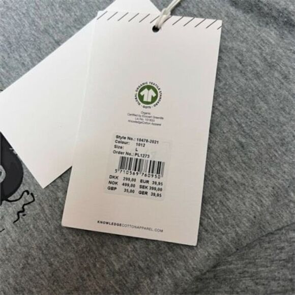 Knowledge Cotton Apparel Big Owl Print T-shirt Europe Streets Denmark - Picture 5 of 10